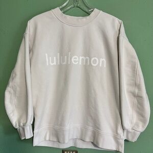 Lululemon Perfectly Oversized Graphic Crew Size Large